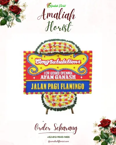 Bunga Papan Congratulation di Bedagung